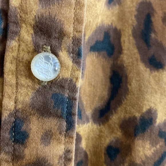 Animal print blouse with 3/4 sleeves - Picture 3 of 3